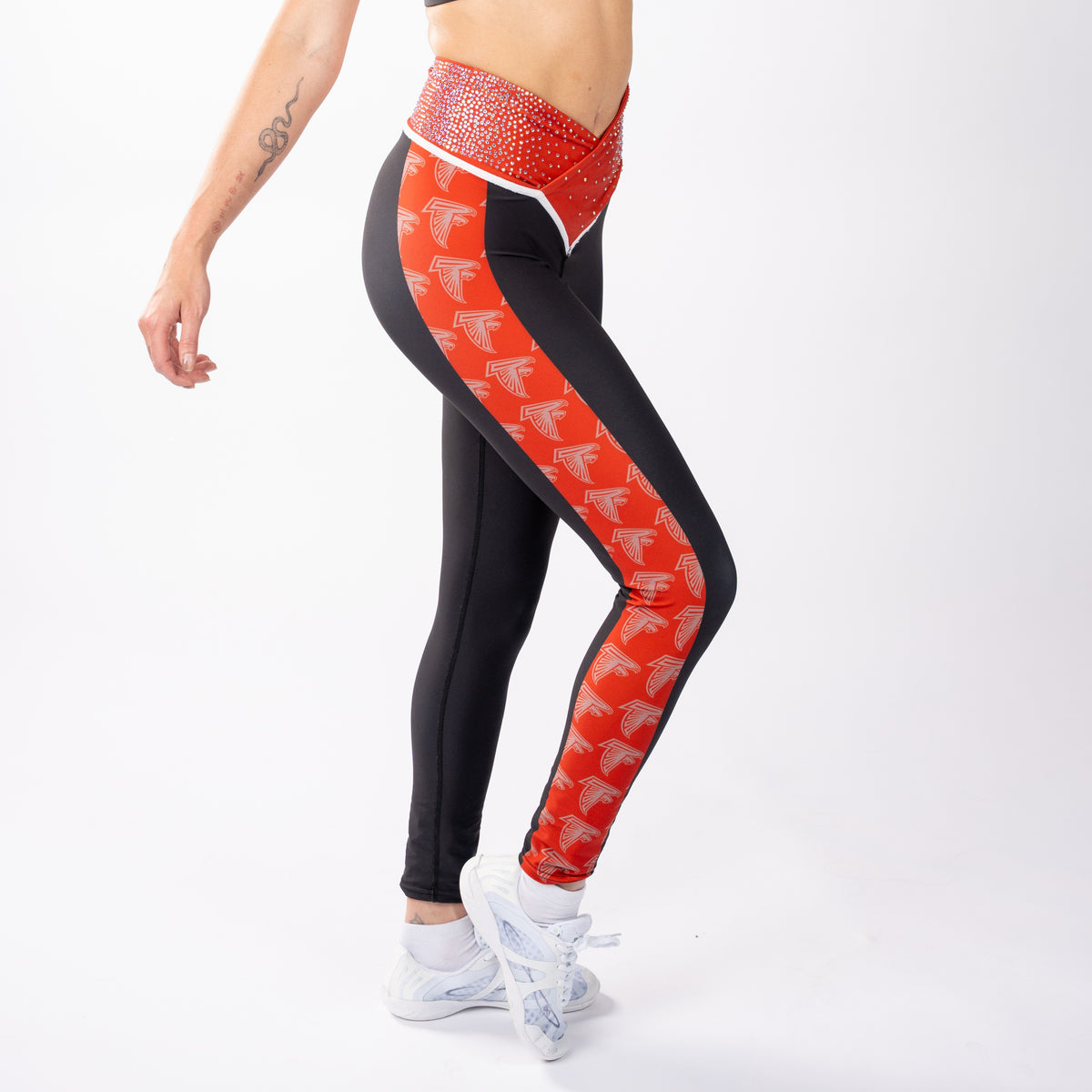 High-Waisted V-Front Legging