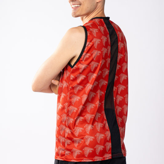 Unisex Crew Neck Sleeveless Mesh Back Tee