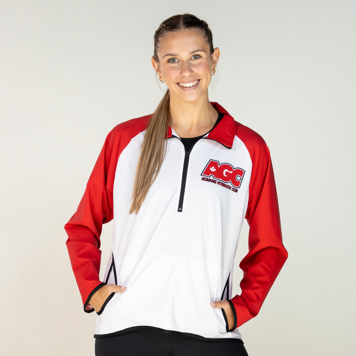 Unisex 1/4 Zip Breeze Jacket - With Collar