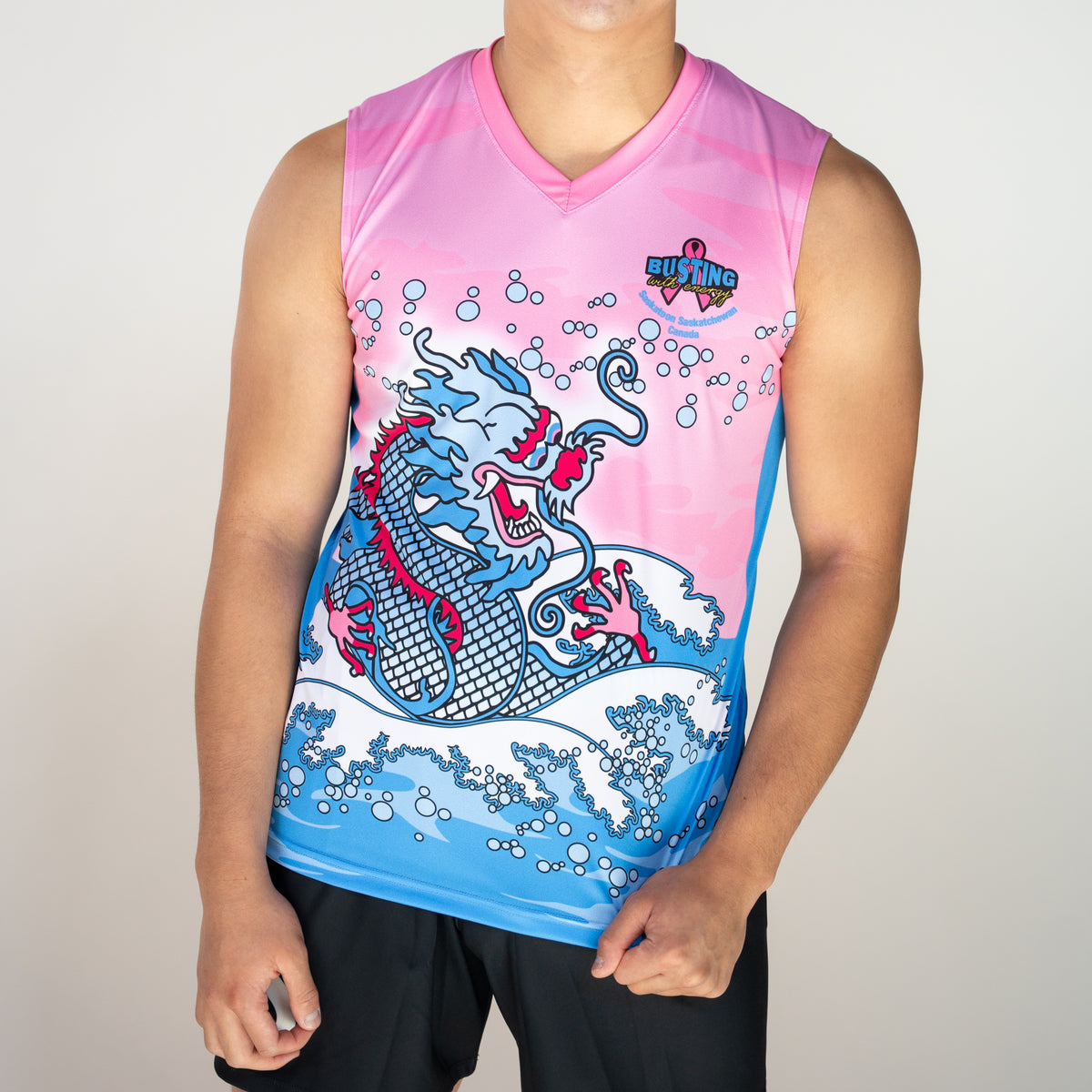 Unisex Sleeveless V-Neck
