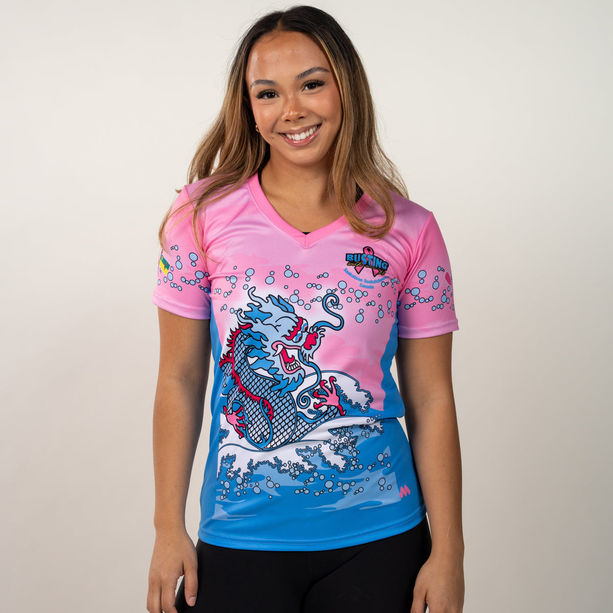 Ladies Fitted V-Neck Tee