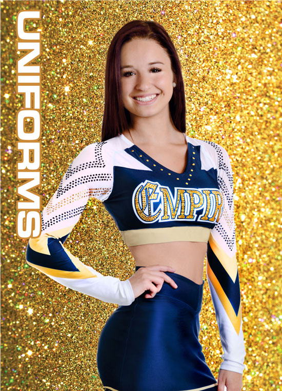 CHEER COMPETITION UNIFORM - Level 3 - TOP - $50 -> MUST refer to