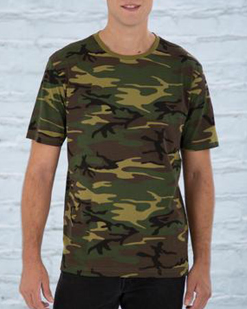 Euro Spun Cotton T-Shirt - Men's - Camo - Screen